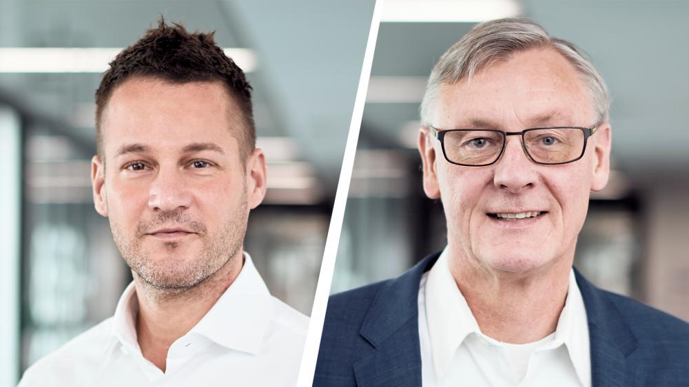 Doutor Andreas Gorbach e o professor Christian Mohrdieck 